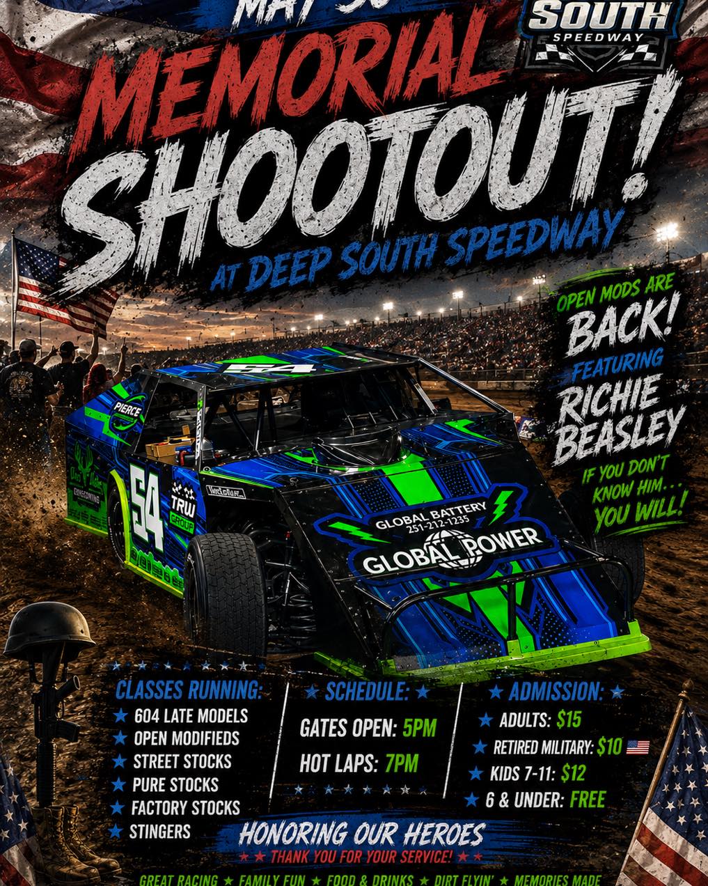 2026_DEEP SOUTH SPEEDWAY_Memorial Day Races_05-30